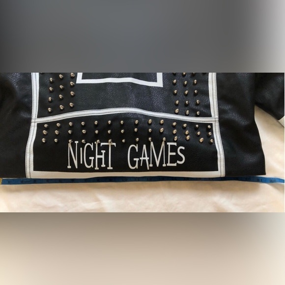 AZALEA WANG RUN ME MY MONEY STUDDED MOTO JACKET - Picture 5 of 12